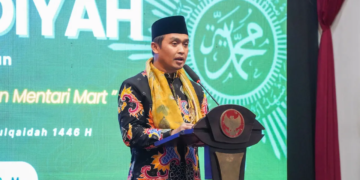 Foto: Wali Kota Pasuruan menyampaikan sambutan di Balappan 2025