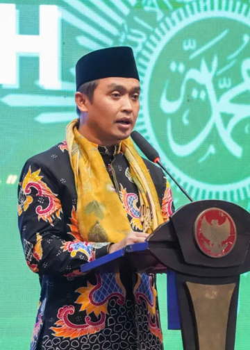 Foto: Wali Kota Pasuruan menyampaikan sambutan di Balappan 2025