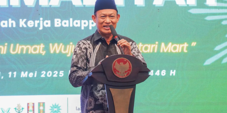 Foto: Pak Abu Nasir memberikan sambutan di Balappan 2025