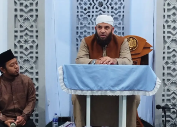 Tausyiyah Syekh Muhammad Hamd di Masjid Al-Ukhuwah/Yogi Arfan