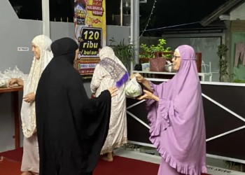 Sayur Berkah Masjid Al-Ukhuwah/Yogi Arfan