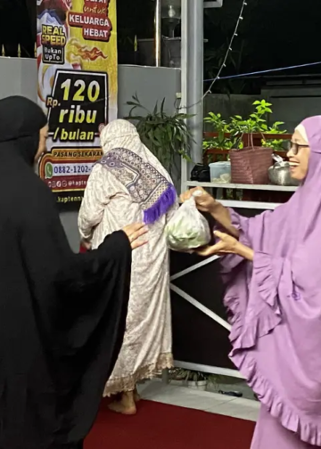Sayur Berkah Masjid Al-Ukhuwah/Yogi Arfan