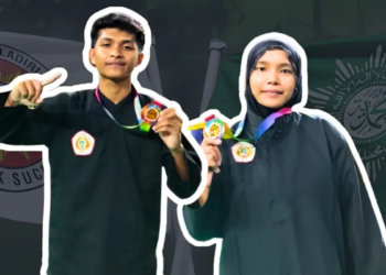 Dua murid SMA Muhammadiyah 1 Kota Pasuruan raih podium di Kejurkot Pencak Silat 2026