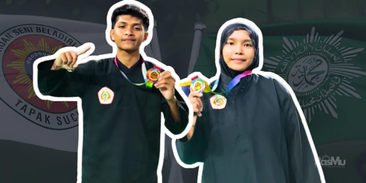 Dua murid SMA Muhammadiyah 1 Kota Pasuruan raih podium di Kejurkot Pencak Silat 2026