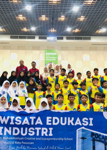 SD MuCES kunjungi Pabrik Pocari Sweat di Kejayaan untuk tumbuhkan jiwa entrepreneur sejak dini.