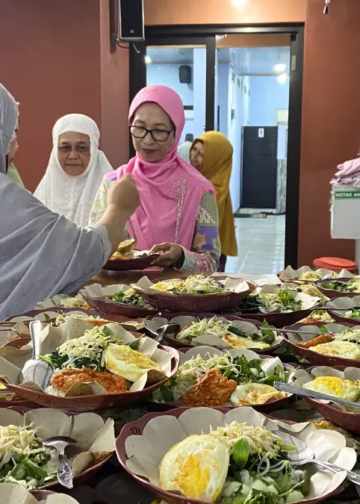 Program 'Sarapan bareng' Masjid Al-Ukhuwah