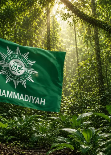 Ilustrasi Hutan Wakaf Muhammadiyah/Generate by AI