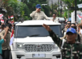 Presiden Prabowo Menyapa Rakyat saat Kunjungan ke Jawa Timur/indobangkit.com