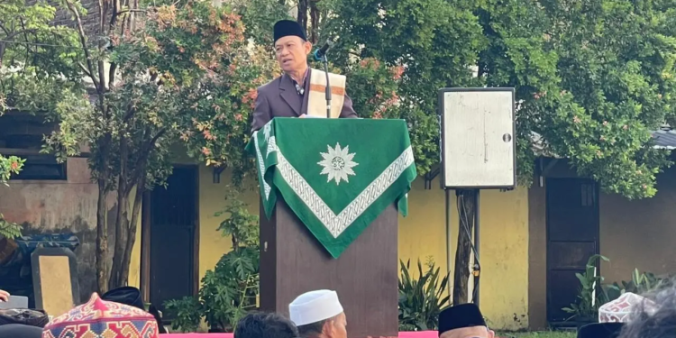 KH Abu Nasir Tekankan Pentingnya Kepemimpinan Otentik untuk Membangun Peradaban Islam (foto: Izza/pasmu.id)