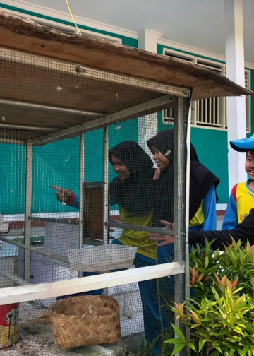 SD Muces rindang ada mini zoo nya/foto Suyatno pasmu.id