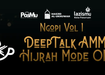 Ngopi, berbagi inspirasi, dan menguatkan semangat hijrah bersama Pemuda Muhammadiyah dalam suasana hangat islami. (Ilustrasi: pasmu.id)