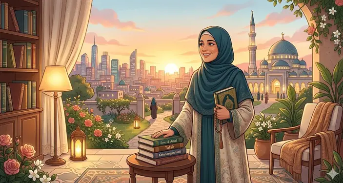Jodoh bukan ukuran takwa. Lajang hingga wafat bisa jadi mulia jika hati tetap dekat Allah. (Ilustrasi: AI)