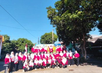 Semarak Milad 'Aisyiyah ke-109: senam, cek kesehatan, bazar, dan tasyakuran untuk hidup sehat. (foto: Mawaridah/pasmu.id)