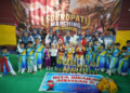 TK ABA 2 Kota Pasuruan kembali meraih Juara 1 Soeropati Marching Competition 2026 membanggakan. (foto: istimewa)
