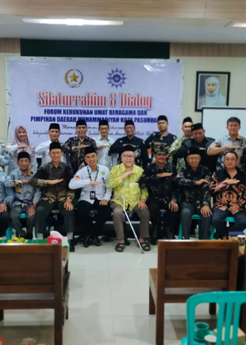FKUB, Kemenag, dan Muhammadiyah Kota Pasuruan Perkuat Harmoni Antarumat Beragama. (foto: Suharsono/pasmu.id)