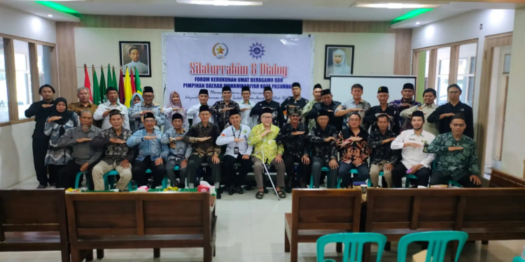 FKUB, Kemenag, dan Muhammadiyah Kota Pasuruan Perkuat Harmoni Antarumat Beragama. (foto: Suharsono/pasmu.id)
