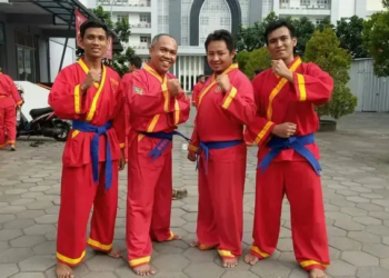 Sabuk biru bukan hadiah, melainkan saksi bisu perjuangan panjang kader Tapak Suci yang tak kenal lelah. (Foto:Nashrul Mu'minin/Pasmu.id)