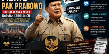 Diksi kontroversial Presiden mencerminkan pergeseran komunikasi politik dari bahasa formal menuju populisme yang sarat makna kekuasaan. (Foto: Nashrul Mu'minin/pasmu.id)