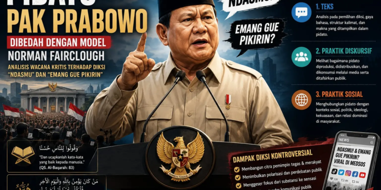 Diksi kontroversial Presiden mencerminkan pergeseran komunikasi politik dari bahasa formal menuju populisme yang sarat makna kekuasaan. (Foto: Nashrul Mu'minin/pasmu.id)