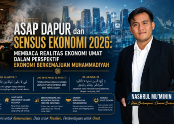 Sensus Ekonomi 2026 penting untuk memetakan ekonomi informal dan mewujudkan keadilan sosial sesuai nilai Muhammadiyah. (Ilustrasi: AI)