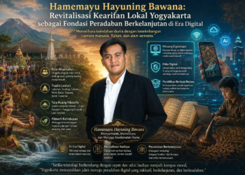 Revitalisasi Hamemayu Hayuning Bawana di era digital menjaga keseimbangan budaya dan teknologi untuk peradaban berkelanjutan. (Ilustrasi: AI)