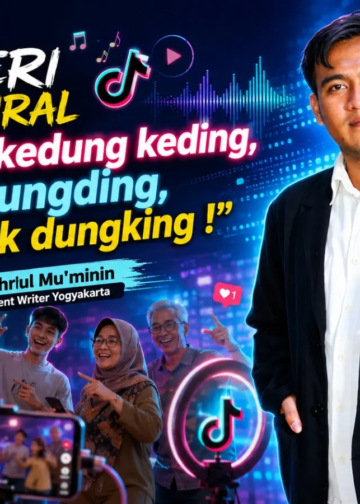 Lagu viral sederhana jadi ruang kreativitas, hiburan, dan pemersatu generasi di era digital. (Ilustrasi: AI)