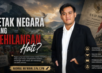 Penyelesaian konflik Papua membutuhkan keseimbangan pendekatan keamanan dan keadilan kemanusiaan sesuai konstitusi. (Ilustrasi: AI)