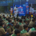 Cimory hadirkan edukasi, senam, dan keceriaan untuk ratusan siswa SMP MEKA di Krian. (foto: Nina Tri Wulyo/pasmu.id)