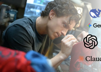 Di 2026, Spider-Man saja mengandalkan AI. Masa kamu masih memilih bekerja tanpa AI? (Ilustrasi: pasmu.id)