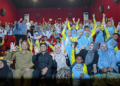 Wali Kota Pasuruan Adi Wibowo bersama Ibunda hadir di nobar film Istimewa SD Al Kautsar